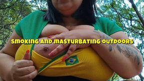 Smoking and masturbating outdoors by Turbinada Full Version