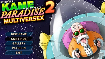 Kame Paradise 2 - Let's Play without comment [PornPlay Hentai game Parody] Ep.1 old pervert massive cock fuck Bulma in her bunny suit