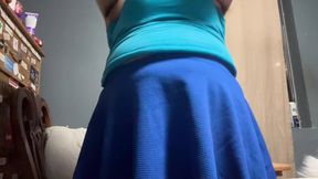 Maritza fucking a bottle