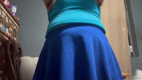 Maritza fucking a bottle