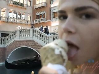 Alina West takes the creampie is 'coz this playgirl's freaky