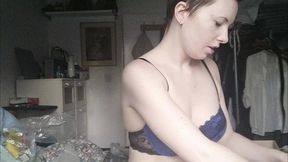 pretty much finished face! i even tried to do false lashes with partial success