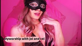 Bodyworship with joi and cei
