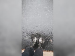 Rainy Day Play in Boots