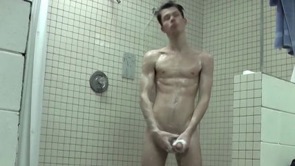 Squirting Spooge In The Showers