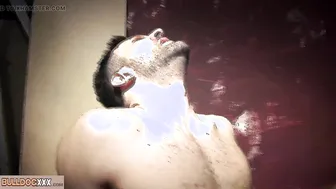 Twink Johannes Lars loses virginity in bareback anal session with muscle top Nathan Raider