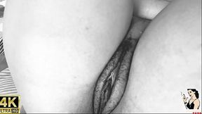 Boyfriend films goddaughter's wild pussy play with a mega dildo