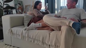 Real cheating! My husband'_s friend fucks me hard in the ANAL!