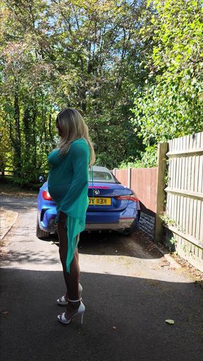 Sexy Crossdresser kellycd2022 in my sexy mesh see thru dress panties and heels
