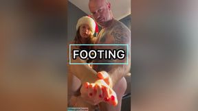 Mrs Clause Foot FUCKS Santas ASS! FitNaughtyCouple