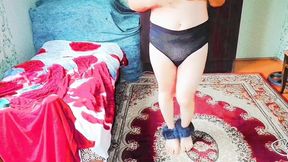 Shemale White Sissy Big Butt Strip
