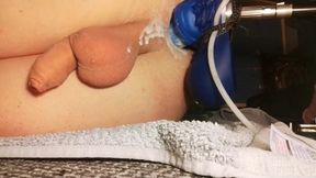 Cute Femboy Knotted Destroyed Gushing Cum on Bad Dragon Machine