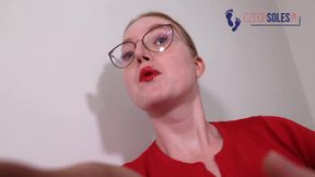 Your teacher's sweaty pantyhose punishment