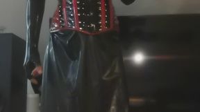 Smoking fetish nun corsetted like a lady should