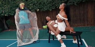 Kira Noir & Olivia Jayy get tennis racket in the face during love match