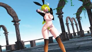 Mmd Mortal Enemy of Mario become Voluptuous Skank for Anal Fucker Bowsette