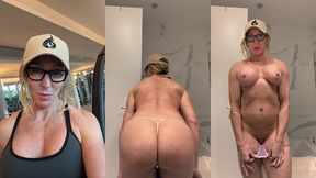 wanted to show you the naughty little workout i got up to just for you today 😈💦