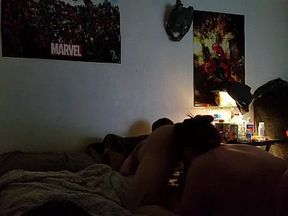 Amateur Couple Filmed A Naughty Lovemaking Act