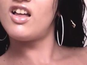 Two Hunks Take Turns Ass Fucking Slim Latina Ladyboy