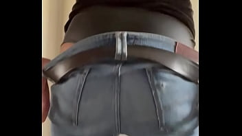 Jeans , ass and latex