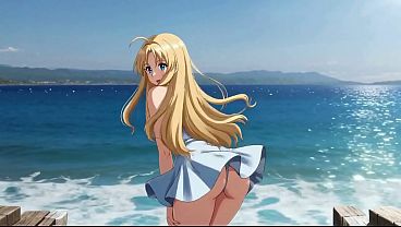 Blonde Mini Dress Slut - Public Pier POV