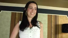 Hotwife swallows cum while getting fucked from behind