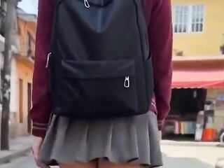 ARE U SURE NO ONE'S HOME?? I don't desire us to get caught having sex, we could get kicked out!! STUDENTS LEFT HOME ALONE! And this happened!!! - Real Home Movie scene!!