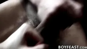 Taking Turns Deep-Throating Rock-Hard Cocks – Dual Blowjob Action, Double Load Finale 18+