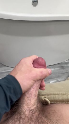 Stroking thick veiny BWC