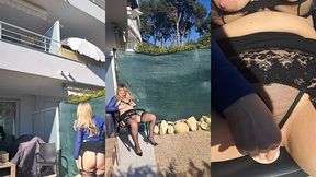 petite exib sur ma terrasse au vu de mes voisins