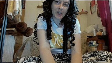 Pissing on a very expensive scarf