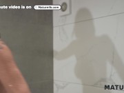 MATURE4K. MILF neighbour was so horny so she fucked a robber and sucked his cock