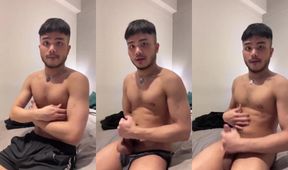 Rigby’s twitching cock desperate for a Taiwanese twink’s fist raw solo
