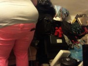 buttcrack in jeans - then stripping naked
