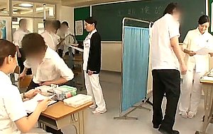 Handjob clinic - sperm-extracting nurses