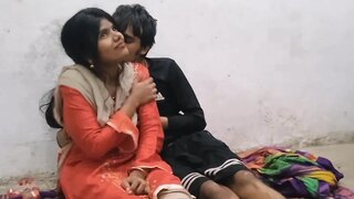 Shy Indian girl eventually gives in and shows her ass