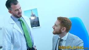 Doctor Franky Fox drilled doggystyle after blowing patient