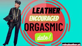 Leather encouraged orgasmic date