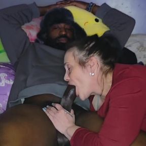 Horny Obsessed Stepmom Sucks and Fucks BBC Till He Cums Inside Her