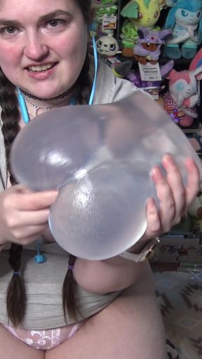 Abby Unboxes Tantaly's Crystal Sex Doll   Clip 2