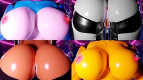 Fnaf Screamers Slomo Compilation Five Nights In Anime 3d 2