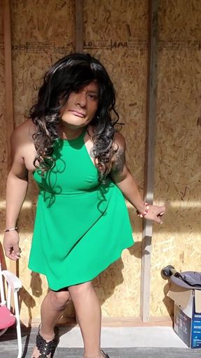 Eva in the shed