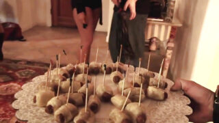 Heet BDSM gangbang: Evan Stone, Filthy Rich en Ike Diezel vernietigen de konten van Alice Frost, Jodi Taylor, Maia Davis, Melody Jordan en Nikki Hunter