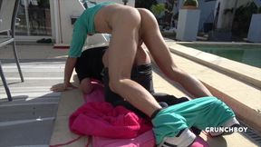 sexy Hanydcapped twink used bareback by kevin DAVID for CRUN