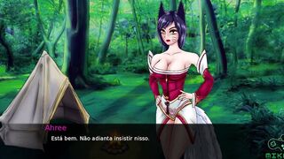 League of ladies ep 7 I helped Ahri got her crystal back after I tasted her vagina