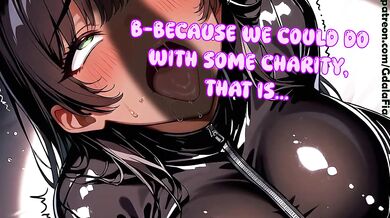 Futa Nun drains girlfriend for cash thick glut slobber hentai threesome