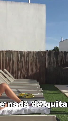 Brazilian Cheating Wife Gets Fucked by the Swimming Pool Cleaner   Clip 1