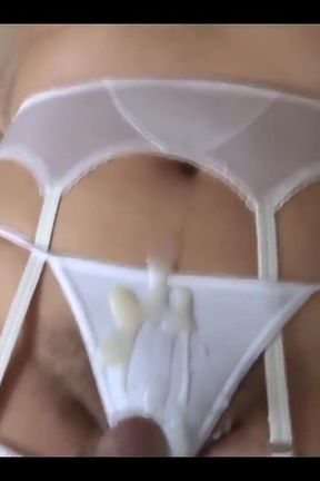 58 Year Old and Wife Getting Cum All Over Her Body, Sucking on Hairy Pussy, Big Ass, Tits and Face