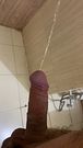 Peeing Erect Penis -Hotel Room