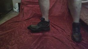 Foot and boot fetish. I masturbate and I cum a lot!